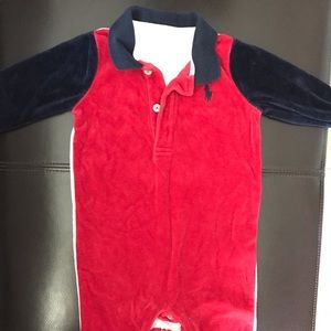 Ralph Lauren Baby 6 months Velour Jumpsuit